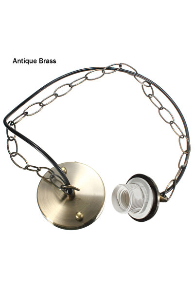 Choice5 قاعدة مصباح إديسون عتيقة من النحاس الأصفر E27، تعمل بجهد 220 فولت تيا...