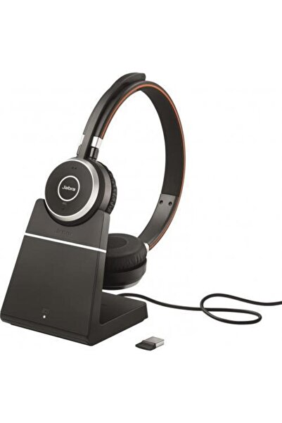 Jabra Casti cu microfon Evolve 65 SE Microsoft Stereo Stand, Bluetooth/USB + ...
