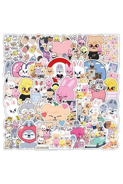 Choice12 1pcs-1 02 50pcs skz sticker 50/100pcs Skzoo Stickers Scrapbooking La...