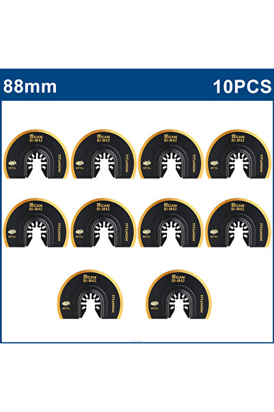 Choice3 10pcs XCAN 1/2/5/10pcs 88mm Oscillating Multitool Semi-Circular Saw B...