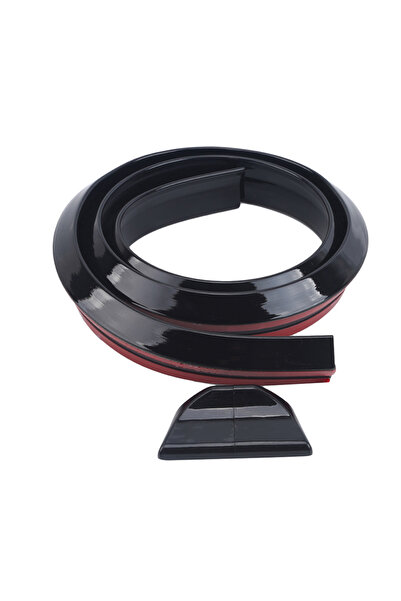 Choice4 Black glossy Universal 5D Carbon Fiber Car Spoiler DIY Styling Wing F...