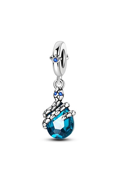 Choice4 KJC1132 قلادة من الفضة الإسترليني عيار 925 بتصميم فراشة زرقاء غامضة و...