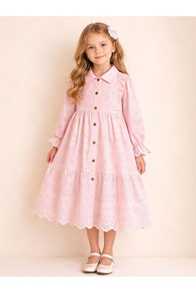 Giyinse Belda Girl's Dress Powder