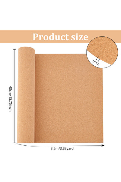 Choice6 AECH04-10302 لفافة من الفلين، ألواح فلين سميكة الظهر، حصيرة من الفلين...