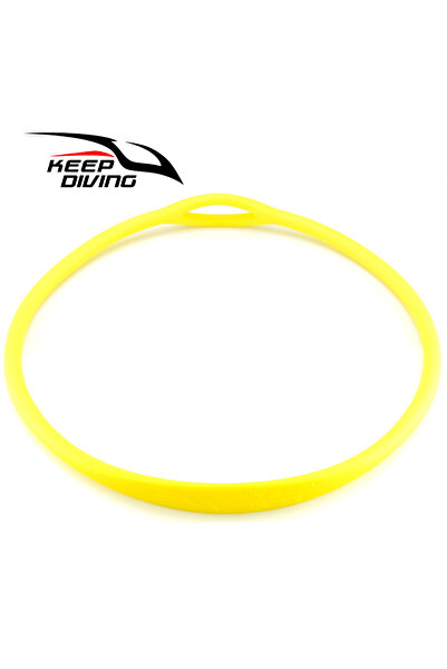 Choice1 Yellow 1Pcs Diving Mouthpiece Holder Silicone Necklace Spare Second S...