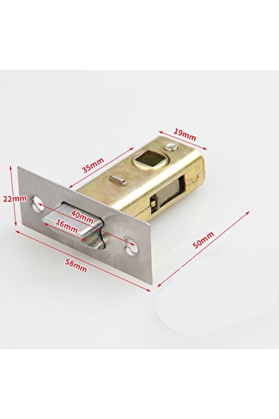Choice3 مزلاج أنبوبي لباب نقر بقطر 35 مم، مزود بمسمار داخلي، وقفل زنبركي مسطح...