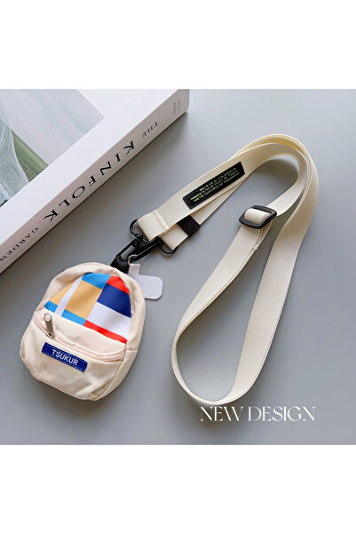 Choice4 حبل تعليق للهاتف المحمول أبيض من بوليستر /النايلون، يُحمل على الكتف أ...