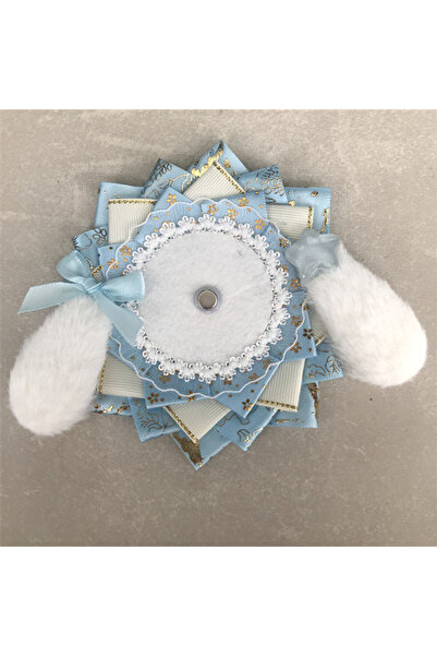 Choice1 حامل شارة أزرق لطيف يمكنك صنعه بنفسك، دانتيل دانتيل، قاعدة شارة مزينة...