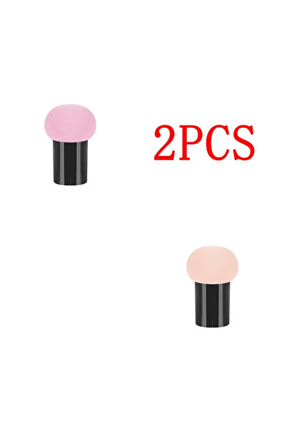 Choice4 إسفنجة مكياج على شكل رأس فطر وردية اللون، إسفنجة كريم أساس، إسفنجة بو...