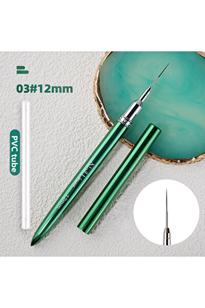 Choice12 G-B0599-03 فرشاة رسم فنية بمقبض معدني بأحجام 6/9/12/15/18/25 مم، منا...