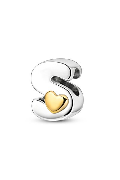 Choice3 KTC874-S 925 Sterling Silver DIY Alphabet Charms Beads LOVE Heart Let...