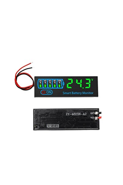 choice2 لوحة عرض مستوى شحن بطارية الليثيوم LED خضراء 12 فولت/24 فولت/36 فولت/...