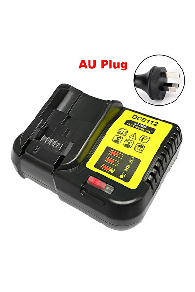 choice2 شاحن بطاريات DCB112 جديد ومُطوّر، مزود بقابس أسترالي، متوافق مع بطاري...
