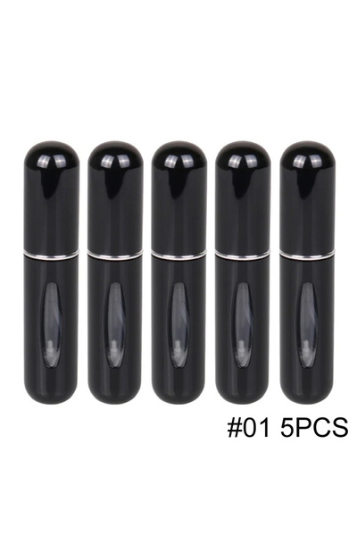 Choice10 زجاجة رذاذ محمولة قابلة لإعادة التعبئة سعة 5 مل، مبطنة بالبلاستيك، م...