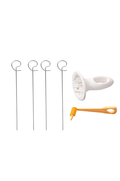 choice2 1set Protable Potato BBQ Skewers For Camping Chips Maker slicer Potat...