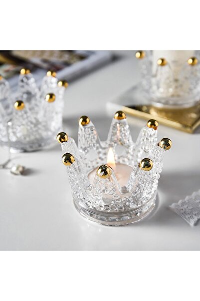 Afaq Glass candlesticks, 6 pieces