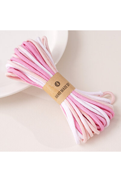 Choice3 4mm 10m Style4 4mm 10m Colored Gradient Cotton Cord - For Bag Garment...