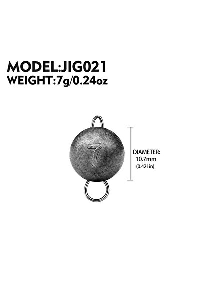 Choice3 7g-10Pcs Square Hole Lead Head per Weight 10Pcs 3g 5g 7g 10g 12g 14g ...