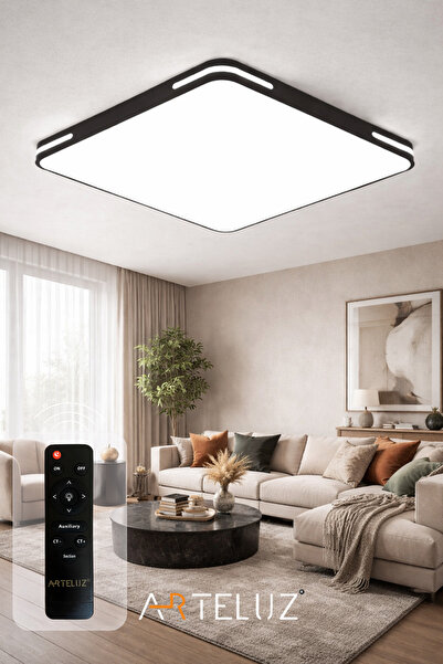 ARTELUZ KARE MODEL MODERN PLAFONYER AVİZE (70X70 CM)