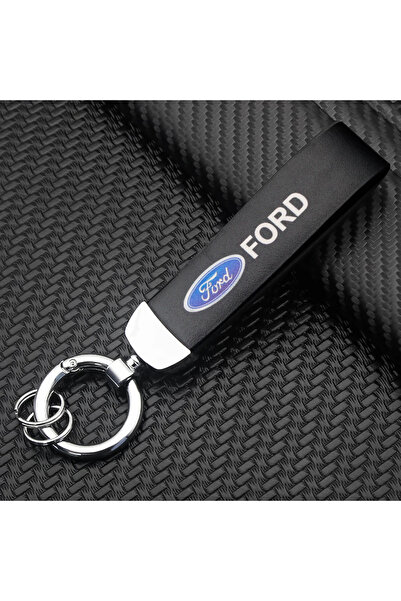 Choice8 سلسلة مفاتيح فاخرة من جلد تحمل شعار سيارة فورد YH، حلقات مفاتيح، حامل...