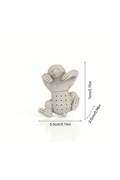 Choice4 sloth Tea Infuser Silicone Tea Strainer Black Tea Filter Cute Dinosau...