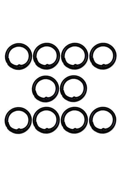 Choice16 dia 24mm black 10Pcs 24mm Alloy Trigger Round Snap Buckle Spring Key...