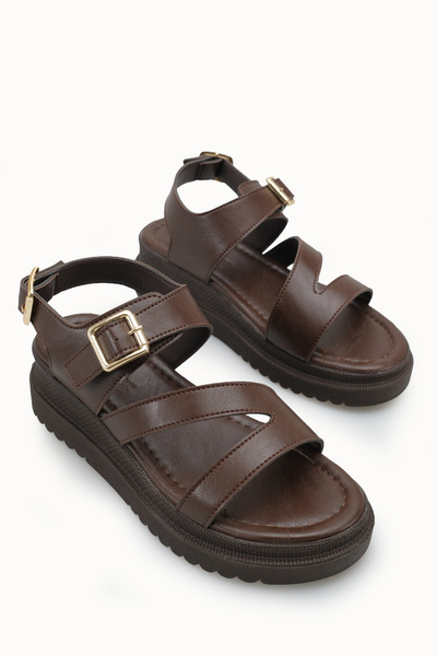 Riccon Women's Sandals 0012808 Brown