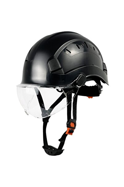 Choice1 خوذة أمان سوداء من نوع CV CE للبناء، مزودة بنظارات واقية وقناع، مصنوع...