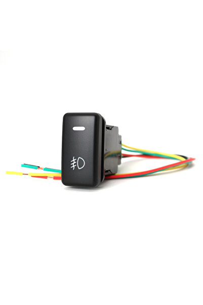 Choice3 Front fog lamp 1PC Car Orange LED Light Power On Off DRL Fog Light Bu...