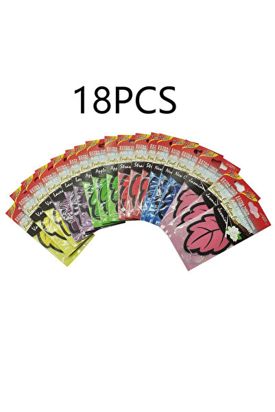 Choice3 18 قطعة - مزيج من 3 إلى 60 قطعة - معطر جو للسيارة - ورق معطر طبيعي بر...