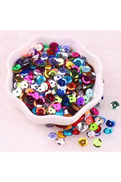 Choice22 1000 قطعة من الترتر الفضي مقاس 6 مم (YXOP29)، قطع منحنية، قطع دائرية...