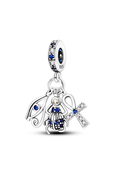 Choice79 KJC483 فضة إسترليني عيار 925، قلادة فراشة زرقاء غامضة، عين الشيطان، ...