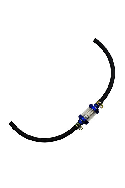 choice2 فلتر وقود داخلي أزرق 8 مم للدراجات النارية، فلاتر بنزين + خرطوم خط وق...