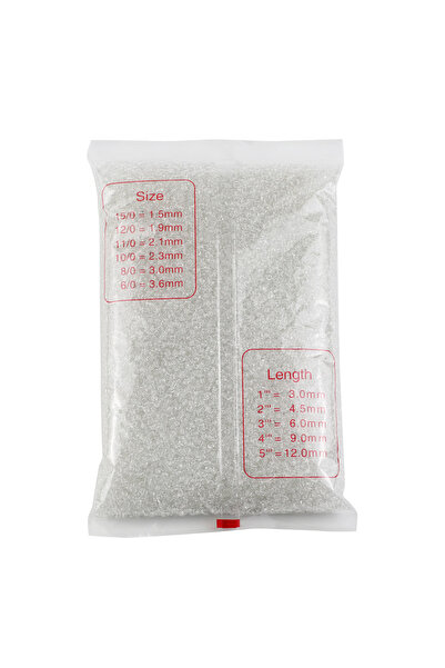 Choice23 3MM 450g 1Pack 1.White 2/3mm transparent Czech Glass Seed Beads 11/0...