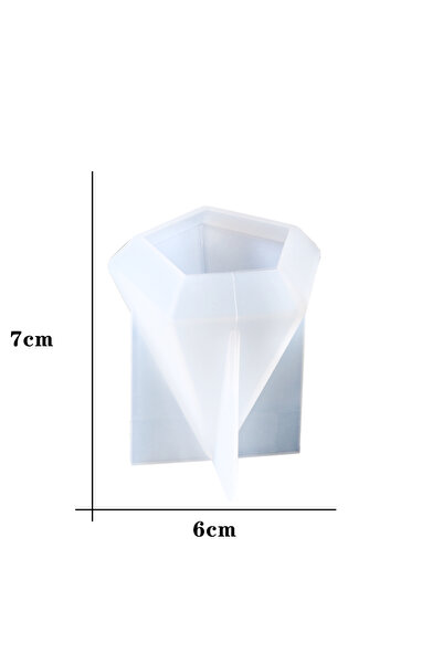 Choice4 Style 4 Pyramid Geometric Ring Cone Silicone Mold Triangle Crystal DI...