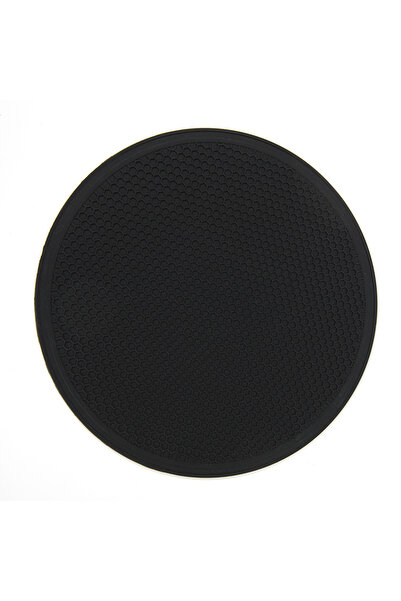 Choice 29.5x29.5x0.2cm Black 30cm Large Silicone Mat Coaster Heat Resistant P...