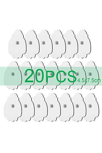 Choice6 20 قطعة 4.5x7.5 سم 10/20 قطعة لاصقات أقطاب كهربائية ذاتية اللصق لتحفي...