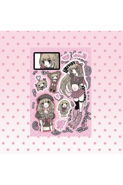 Choice25 ١٠ ١/٣٢ قطعة من كتاب ملصقات دومي الكوري الجديد، صفحات داخلية، ملصقات...