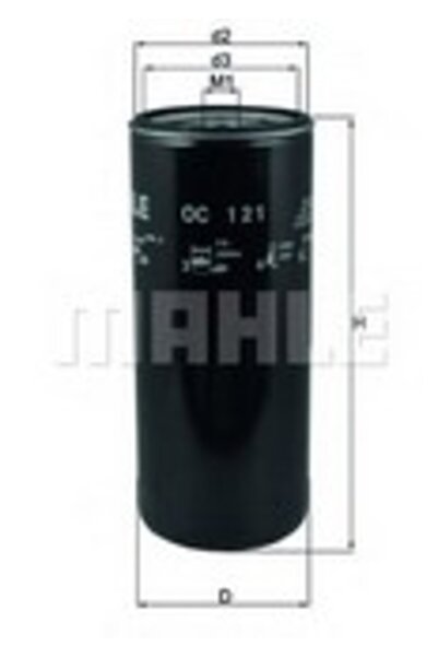 Mahle Original Filtru de ulei OC 121