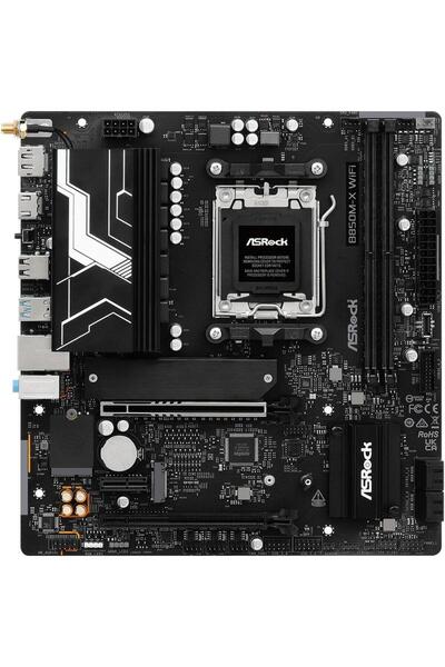 ASROCK Placa de baza B850M-X WIFI R2.0, AMD B850, AM5, DDR5, mATX