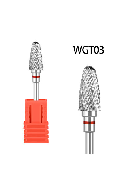 Choice25 رأس مثقاب حلزوني من فولاذ التنجستن WGT03، لتلميع الأظافر.