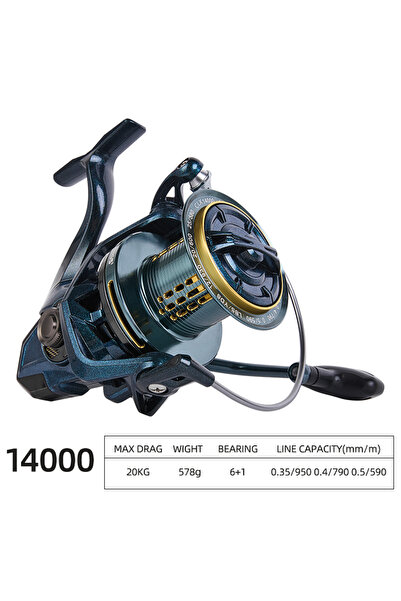 Choice3 بكرة صيد دوارة من بيلينغز، قوة سحب قصوى 20 كجم، مناسبة لصيد الأسماك ف...