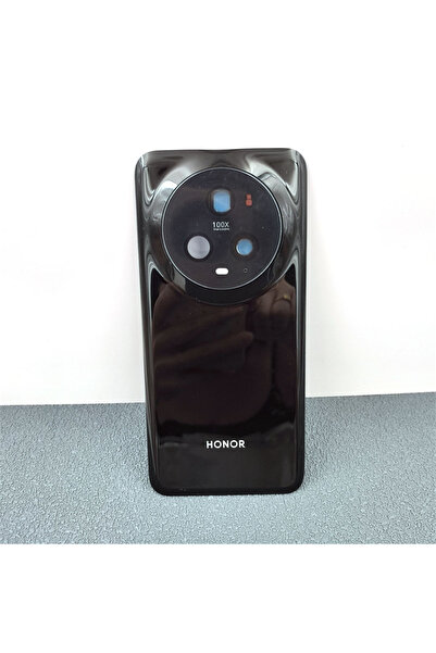 choice2 غطاء بطارية زجاجي أسود جديد كليًا لهاتف Honor Magic 5 Pro 5G، مع عدسة...