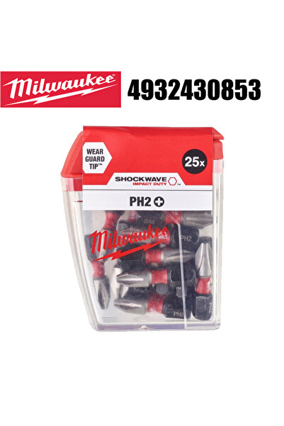 Choice10 4932430853 Milwaukee Shkwave PH2 Impact Drill Bits 25mm/50mm/89mm He...