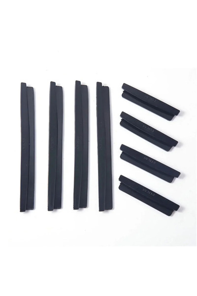 Choice1 black 8Pcs/Set Car Door Protector Strip Auto Door Crash Bar Bumper Bu...