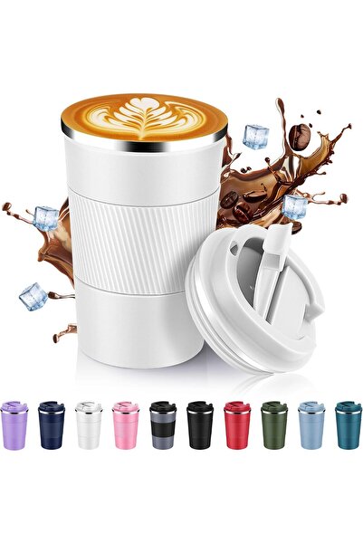 British Chef كوب قهوة معزول ستانلس ستيل سعة 510 مل مقاوم للتسرب حراري مثالي ل...