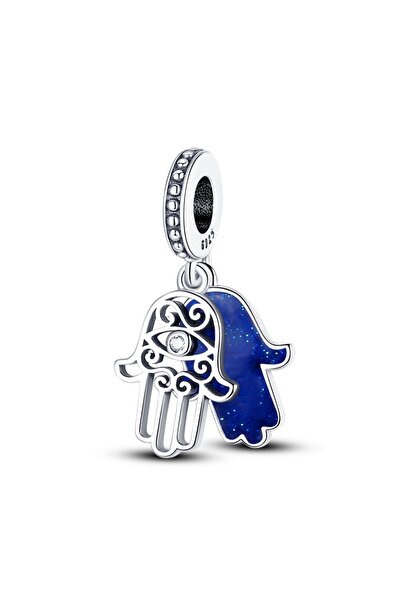 Choice32 KJC066 قلادة من الفضة الإسترليني عيار 925 بتصميم فراشة زرقاء غامضة و...