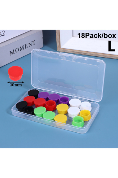 Choice3 18 قطعة 3 مل ● 12/16/18 قطعة قوارير زجاجية 3/5 مل، أغطية واقية لقواري...