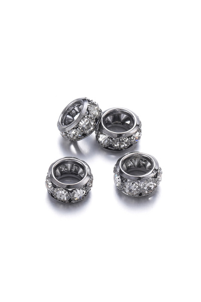 Choice8 10mm x 20Pcs Gun black 20pcs/Lot 10/12mm Round Circle Spacer Beads Lo...