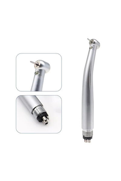 choice2 قلم أسنان عالي السرعة مزود بأربعة ثقوب وإضاءة LED، ودوار محمل سيراميك...